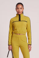 Contrast Crop Pullover