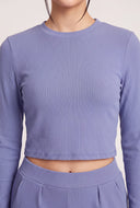 Arya Long Sleeve Crop Top