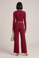 Arya Long Sleeve Crop Top