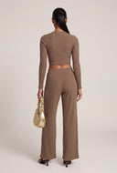 Arya Long Sleeve Crop Top