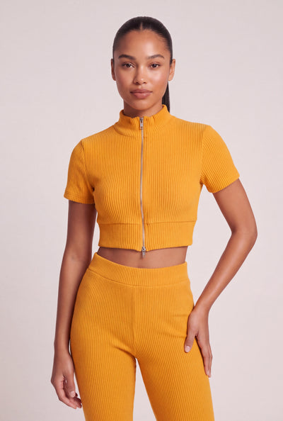 Bristol Zip Crop Top
