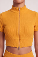 Bristol Zip Crop Top