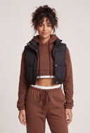 Contrast Crop Hoodie