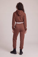 Contrast Crop Hoodie