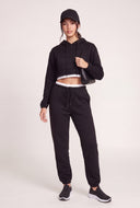 Contrast Drawstring Sweatpants