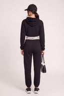 Contrast Drawstring Sweatpants