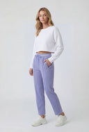 Pintuck Straight-Leg Sweatpants