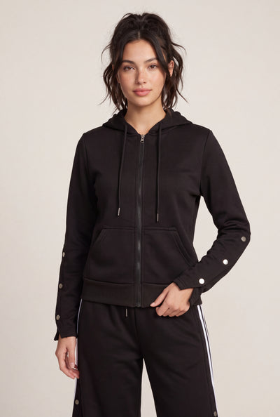 Side Snap Hoodie