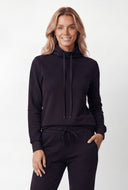 Maddison Funnel Neck Pullover Sweatshirt