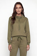 Maddison Funnel Neck Pullover Sweatshirt