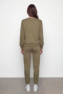 Maddison Funnel Neck Pullover Sweatshirt