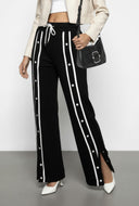 Varsity Wide Leg Flyaway Sweatpants