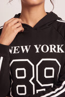 New York Crop Hoodie