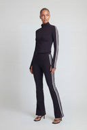 Hadlee Varsity Stripe Crop Track Jacket