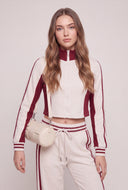 Chana Zip Crop Top
