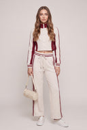 Chana Zip Crop Top