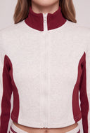 Chana Zip Crop Top