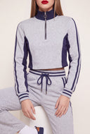 Chana Zip Crop Top