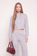 Zip Crop Hoodie