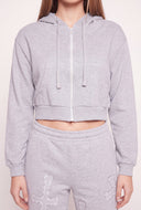Zip Crop Hoodie