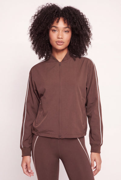 Maria Contrast Zip Jacket