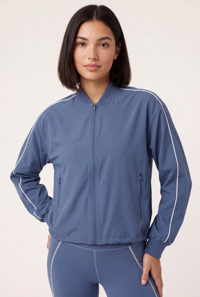 Maria Contrast Zip Jacket