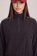 Contrast Half Zip Pullover