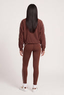 Contrast Half Zip Pullover