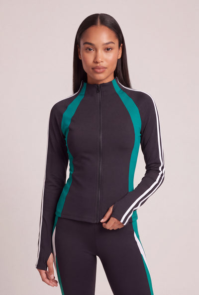Jovie Color Block Zip Jacket