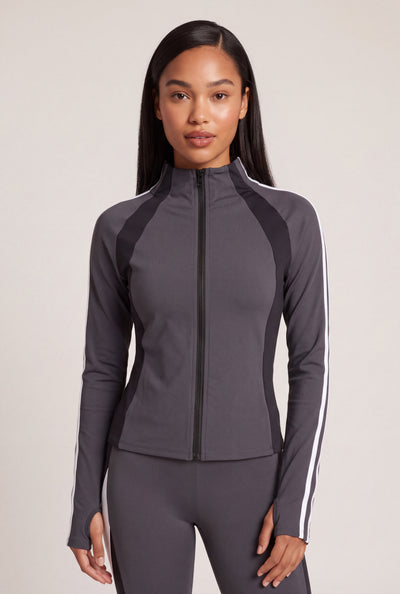 Jovie Color Block Zip Jacket