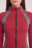 Jovie Color Block Zip Jacket