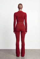 Mary Compression Rib High Waist Active Pants