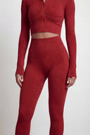 Mary Compression Rib High Waist Active Pants