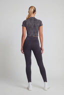 Compression Rib High Waist Leggings