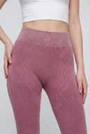 Compression Rib High Waist Leggings