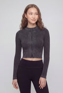 Compression Rib High Neck Track Jacket