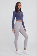 Compression Rib High Neck Track Jacket