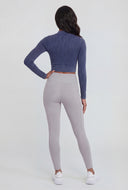 Compression Rib High Neck Track Jacket