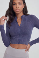 Compression Rib High Neck Track Jacket