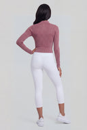 Compression Rib High Neck Track Jacket