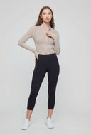 Compression Rib High Neck Track Jacket