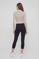 Compression Rib High Neck Track Jacket