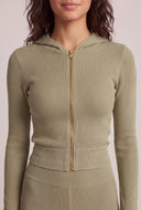 Journee Ribbed Hoodie