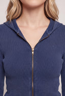 Journee Ribbed Hoodie