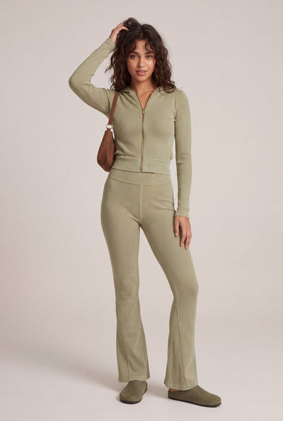 Journee Ribbed Flare Pants