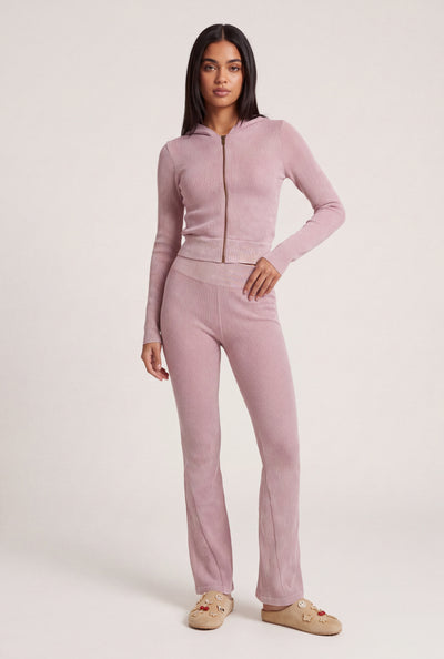 Journee Ribbed Flare Pants