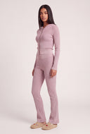 Journee Ribbed Flare Pants