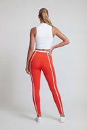 Contrast Trim Ankle Leggings