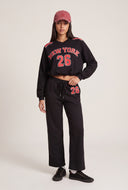 Graphic Crop Sweatshirt