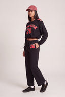 Graphic Crop Sweatshirt